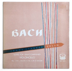 JANOS STARKER J.S.Bach Cello solo suites 3 & 6 US 1952 Period SPL 543 LP - Bild 1 von 3