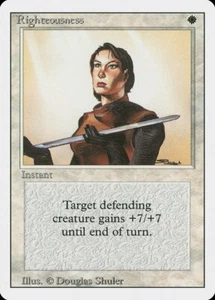 Righteousness Revised HEAVILY PLD White Rare MAGIC THE GATHERING CARD ABUGames - Picture 1 of 1