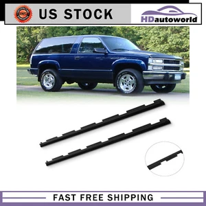 For 1988-02 GMC C1500 C2500 C3500 Truck Window Sweep Seals Weatherstrip 2pc - Picture 1 of 5
