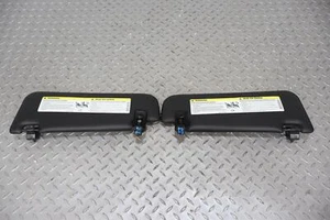 Par de parasoles interiores diestros y diestros Fiat 500 Abarth 12-17 (negro) - Imagen 1 de 15