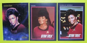Lot *STAR TREK: The Original Series* Cards *Lieutenant UHURA *Nichelle NICHOLS* - Picture 1 of 4