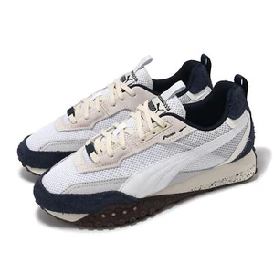 Puma Blktop Rider Preppy Blanco Plata Niebla Hombres Unisex Informal Estilo de Vida 395875-02 - Imagen 1 de 8