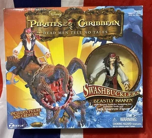 Pirates of the Caribbean Swashbucklers Beastly Kraken Playset w Jack Sparrow NEW - Picture 1 of 10