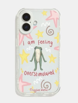 Froggles World x Skinnydip Overstimulated Frog Shock iPhone Case - Image 1 of 2