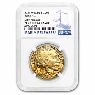 2025-W 1 oz Proof Gold Buffalo PF-70 NGC (Early Releases) - Image 1 of 3