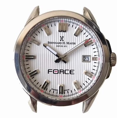 Reloj de cuarzo suizo Bernhard H. Mayer Depuis 1871 solo cabezal - piezas no probadas Foto 1 de 4