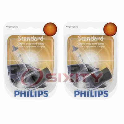 2 pc Philips Front Fog Light Bulbs for Dodge Attitude Dakota i10 Neon Verna ru - Image 1 of 4