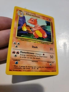 Charmeleon 24/102 - Uncommon 1999 English Base Set Pokemon Card Vintage Euc  - Picture 1 of 2