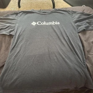 Men's Size Large Black Columbia Tee Shirt - Picture 1 of 5