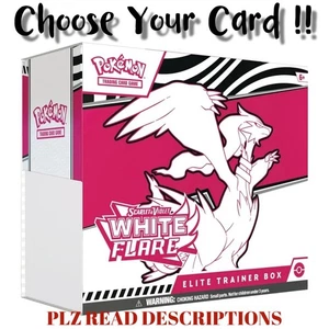 (READ DESCRIPTIONS) Choose Your Card from Pokemon TCG WHT-EN "White Flare" - Picture 1 of 1