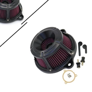 Filtro de admisión de aire rojo para Harley M8 Touring/Softail 2017-2022 - CNC aluminio - Imagen 1 de 11