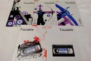 HAWKEYE Vol. 5 #1-5 NM Fraction/ Aja/ Hollingsworth2012 Marvel Key Issues Unread - Picture 1 of 21