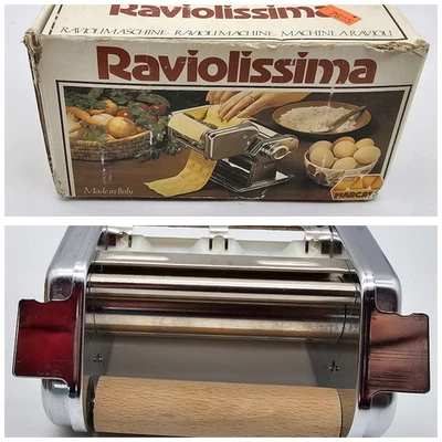 Marcato Raviolisma Raviolis Pasta Fabricante Accesorio para Atlas 150 Italia con Caja Foto 1 de 4