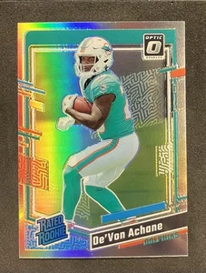 2023 Panini Donruss Optic - Rated Rookie De'Von Achane #269 Holo Prizm (RC) - Bild 1 von 3