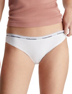 Calvin Klein Modern Logo Brief 3 Pack Bikini Style Womens Knickers 000QD5207E - Picture 1 of 13
