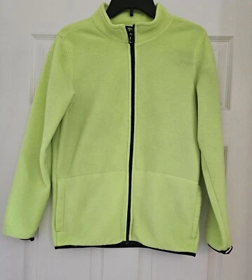 JAQUETA DE LÃ INFANTIL LUGAR MENINO/MENINA VERDE NEON COM ZÍPER TAMANHOS XXL (16) - Imagem 1 de 3