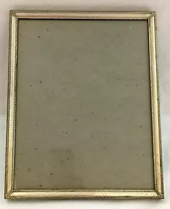 Bilderrahmen Overton Original goldfarben geprägt 8x10 Filz Staffelei Rückseite Vintage - Bild 1 von 8