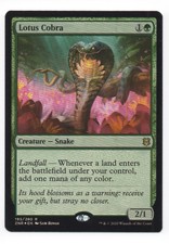 MTG Zendikar Rising Rare Foil Lotus Cobra, M-NM, NBP