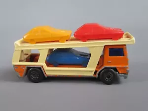 B534 Vintage 1978 Matchbox 11 UK Bedford Car Transporter Lesney Superfast 1:111 - Foto 1 di 7