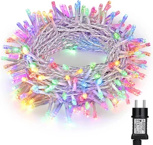 Natale Catena Di Luci Esterno, 10M 100 LED Albero Di Natale Catena 8 Modalità - Foto 1 di 14