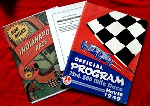 1949 Indy 500 Indianapolis Motor Speedway Programm & Indianapolis Rennen Comic - Bild 1 von 19