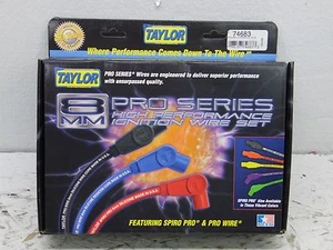 Taylor 74683 Blue Spiro-Pro 6 Cylinder Spark Plug Wire Set - Picture 1 of 5
