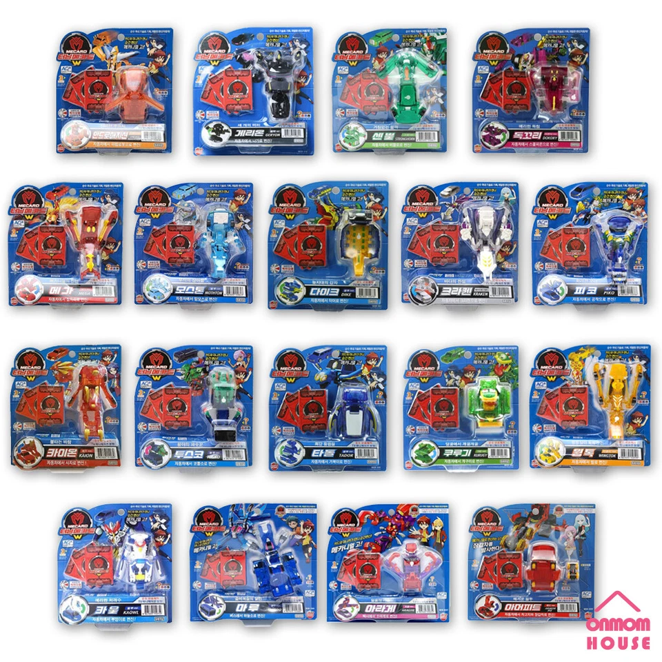 Turning Mecard 18 Styles Transformer Robot Action Figure Battle Toy Korean - Image 1 of 1