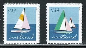 Neuwertig US Segelboote Postkarte Preisstempel, Scott # 5747-5748, (neuwertig) - Bild 1 von 1