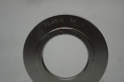 RAREADAPTERS Canon Dream Lens 50mm f0.95 TV,RF onto Hasselblad X X1D single metal adapter