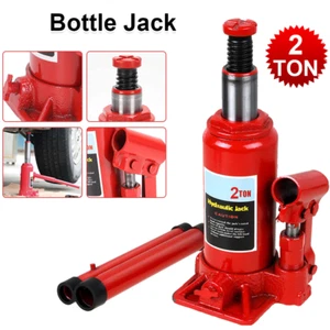 2 Ton Bottle Jack Heavy Duty Hydraulic Lifting Ram Car Van Boat Truck Caravan~UK - Picture 1 of 10