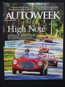 Autoweek September 14 2015 High Note Monterey Peninsula - Picture 1 of 2