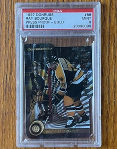 1997 Donruss Ray Bourque Press Proof Gold #66 /500 Boston Bruins Colorado POP 2 - Picture 1 of 2