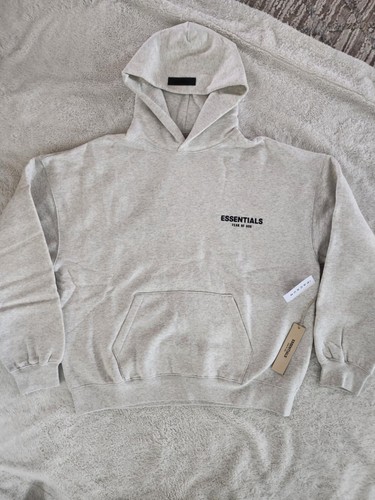 Felpa con cappuccio Fear of God Essentials Light Avena SS22 taglia L