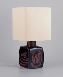 Carl Harry Stålhane for Rörstrand. "Sultan" table lamp in stoneware. - Picture 1 of 8