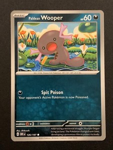 Paldean Wooper - 126/197 - Common - S&V: Obsidian Flames - Pokemon TCG