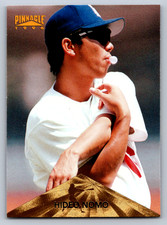 1996 Pinnacle #131 Hideo Nomo Los Angeles Dodgers Baseball Card