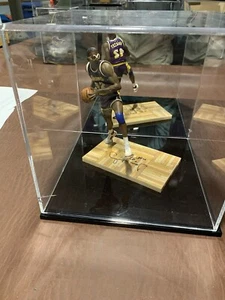 James Worthy Signed McFarlane Action Figure in Display Case HOF Inscribed - Picture 1 of 4