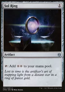 MTG Magic the Gathering Sol Ring (231/340) Commander Anthology LP - Picture 1 of 1