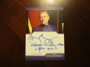 Star Trek Discovery Season 4: Anthony Rapp Inscription Autograph Series Four