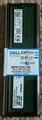 Dell Memory Module Upgrade 16Gb 1Rx8 DDR5 UDIMM 4800MT/s (SNPK7G24C/16G) - Image 1 of 4