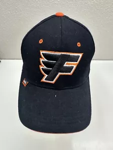 Zephyr NHL Fitted Hat Philadelphia Flyers Hockey Size 7 1/2 Black Orange NWTs - Picture 1 of 13