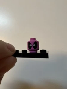 LEGO Custom Deadpool Head - Pink (Brickluv Customs) Minifigures! - Picture 1 of 1
