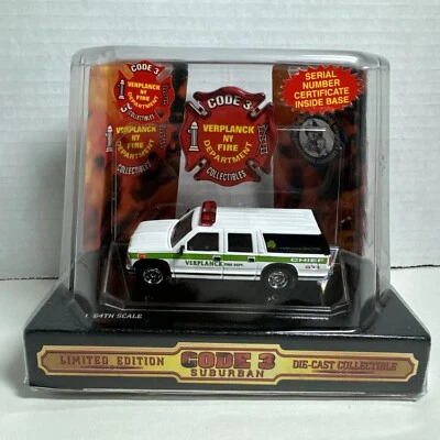 Code 3 GMC Suburban Verplanck NY Fire Dept Battalion Chief NEW VTG Limited - Image 1 of 4