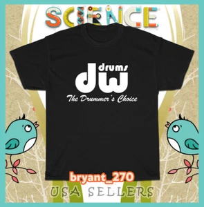 DW Drums Logo Men's T-Shirts American T-Shirt - Picture 1 of 33