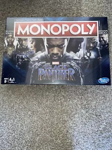Monopoly Game: Black Panther Marvel Edition Board Game Hasbro - Picture 1 of 7