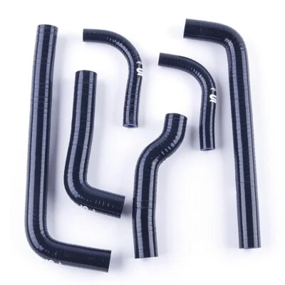 Black for 1999 2000-2006 Gas Gas EC125 EC200 EC250 EC300 Silicone Radiator Hose - Image 1 of 4