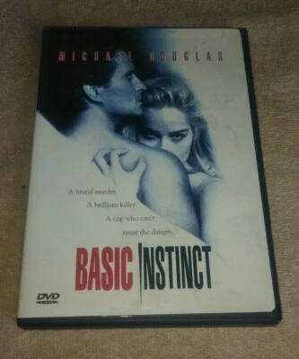 Basic Instinct DVD Full Screen Widescreen Michael Douglas Sharon Stone Verhoeven - Image 1 of 4