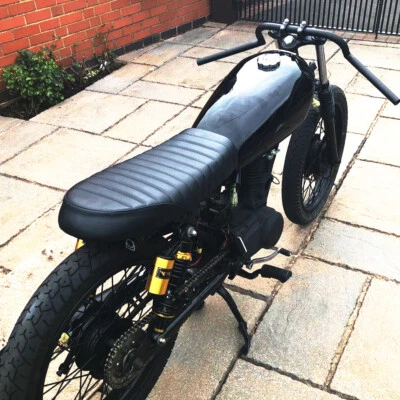 Joroba plana asiento café corredor moto para Honda CG125 CB CM CL XL 125 250 350 450 Foto 1 de 4