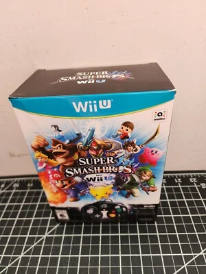 Super Smash Bros Bundle Set With Gamecube Controller Nintendo Wii U New Sealed - Image 1 of 4