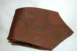 Joseph & Lyman braune Seide exklusiv für Bloomingdale's Krawatte hergestellt in den USA - Bild 1 von 8